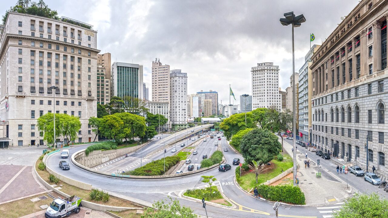 Edifício Matarazzo, sede da Prefeitura de São Paulo, ao lado do Viaduto do Chá, no centro da capital paulista