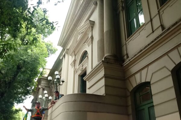Fachada do Palácio da Cidade, sede da Prefeitura de Teresina